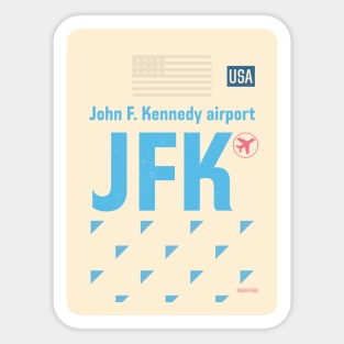 New York JFK 500 Sticker